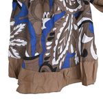 Terzo Millennio Women's M Linen Italian Made Pullover Blouse Brown Size M Photo 5