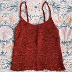 Hollister Red Smocked Tank Top Photo 0