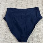 Cupshe  Navy And Black Reversible High Waisted Bikini Bottoms Photo 5