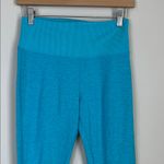 Alo Yoga Leggings Alosoft Blue Sz Medium Loungewear Heathered Photo 2