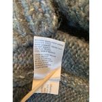 Royal Robbins  Sweater Women Large Chunky Knit‎ Cardigan Cozy Gray Smoky Teal Photo 4