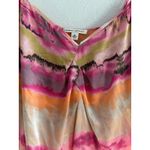 Banana Republic Vintage Silk Babydoll Tank Womens XL Pink Yellow Y2K Cocktail Photo 2