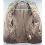 Pendleton  Women's Blazer 70s Womens's Size 6 Petite 100% Wool Tan Plaid Vintage Photo 3