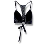 Robin Piccone Bandana Print Bikini Top Women's Size Small Tie Back Swimwear Photo 1