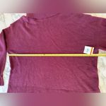 Treasure & Bond NWT  Women's Burgundy Knit Turtleneck Sweater Size L Photo 3