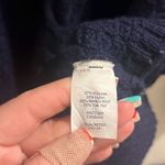 Madewell ✨ Navy Easy Cable Knit Merino Wool Sz XS Sweater✨ Photo 10