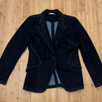 White House | Black Market  Indigo Denim Blazer Photo 0