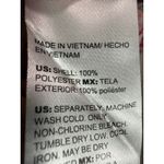 Chico's ‎ Floral Pleated Blouse Shirt Size 4 US 20 Red Pink Career Casual Light Photo 6