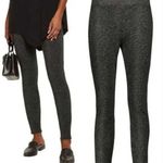 Joie  Keena Leggings Women’s Ponte Leopard Print Pull On Gray Charcoal Large Photo 10