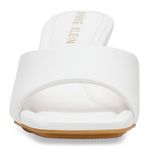 Anne Klein  Women's Jerilyn Square Toe Dress Sandals- White- Size 7 Photo 5