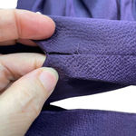 White by Vera Wang Purple Bridesmaid Formal Dress Size 4 Photo 7