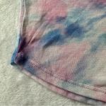 Workshop  Anchor Tie Dye Short Sleeve Crop Top in Pink/Blue/White - Size Medium Photo 6