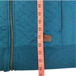 L.L.Bean Quilted Full Zip Sweatshirt Women M Teal Cozy Outdoor Everyday Travel Photo 11