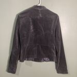 Loft  Velvet Blazer Grey size‎ 4 business casual Photo 1