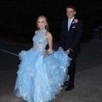 Two Piece Prom Dress Blue Size XS Photo 1