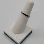 CS Titanium Ring Silver Size 6 Photo 3