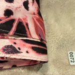 ASOS Pink Butterfly Cord Tie Front Ruched Midi Skirt Size 10 Satin Side Zip Photo 7