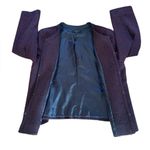 Talbots Tweed Jacket Blazer Purple Blue Red Speckle Wool Blend Womens 14 Petite Photo 7