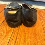 H&M  Black Vegan Suede Loafer Flats Size 8.5 Photo 3