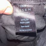 Risen black high rise size 29/9 wedgie raw hem jeans Black Photo 3