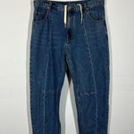 Roucha Daphnis Barrel Jean Size C or US 12/14 Blue Photo 2