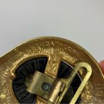 Daylor | Vintage BELT BUCKLE Gold/Black Made in USA Replacement Part Gold Photo 4