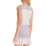 Veronica Beard  Cox Smocked Flounce Coverup Mini Dress Sz. L Photo 1