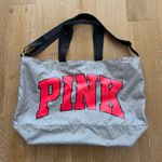 PINK - Victoria's Secret PINK Oversized Weekender Crossbody Tote Gym Travel Bag Photo 1