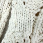 The Limited Vintage Y2K Crochet Knit Sweater Cardigan Size Small Chunky Cream Photo 3