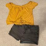 Vanilla Star Jeans Shorts & top Set Photo 0