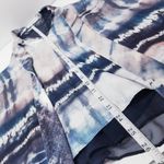 lola & sophie New York Printed Satin Pussybow Blouse Sleeveless Made in USA Gray Size XS Photo 6