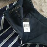 Max Mara BNWT MAXAZRIA STRIPED MIXED-MEDIA MINI SKIRT Photo 7