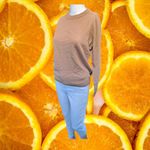 Massimo Dutti NWT  Tan Wool Cashmere Crewneck Sweater Size‎ XS Photo 1