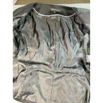 Anne Klein Anne Klein Women's Suit Jacket Blazer Metallic Gray Size 8 Career Office Photo 2