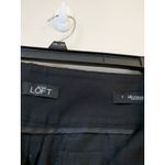 Loft Ann Taylor Women's Dress Pants Julie Straight Pencil Crop Black SIZE 0 Photo 4