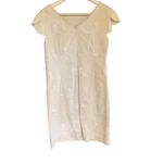 Lilly Pulitzer Vintage  Pierce Dress white beaded size 6 flower short sleeve Photo 1