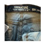 Levi's Levi Signature S26 Vintage Style Women's Skinny Jeans Size 28 Lightly Distressed Photo 3