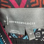 Anthropologie  V-Neck Plunge Tunic Mini Dress‎ Black Motif Jungle Size XS Photo 4