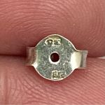 Sterling Silver Vintage  Handcrafted Cabochon Oval Baltic Amber Earrings 7.4g Photo 14