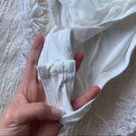 Princess Polly  White Ruched Mesh Bodysuit Photo 3