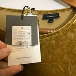 Who What Wear NWT Gold Crushed Velvet Short Sleeve Midi Dress Photo 5