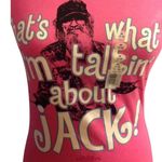 NEW Juniors Hot Pink Duck Dynasty Thats What Im Talking About Jack T Shirt M Size undefined Photo 2