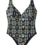 Agua Bendita x Target Women's Dainty Floral Tile Print Cheeky One Piece Swimsuit Photo 1