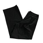 A New Day Wide Leg Black with White Pinstripe Trouser Pants Size 8 Photo 3