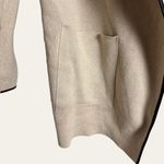ZARA  Beige Knit Waterfall Open Front Cardigan Jacket Size M Photo 11