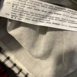 ZARA Trafaluc Dress Womens Sz M Checkered Plaid Embroidered Drop Waist Mini Red Photo 5