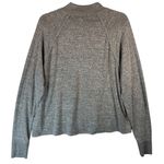 Abercrombie & Fitch Mock Neck Pullover Heather Gray Long Sleeve Top L Photo 1