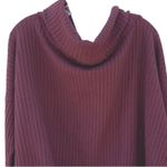 Free People NWT Womens medium oversized Juicy Long Sleeve knit thermal Top Photo 3