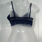 Nautica  Navy Lace Bralette Size XL EUC Photo 3