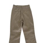 ZARA Pants Womens XS Brown Trousers Workwear Minimalist Chic Retro Photo 4